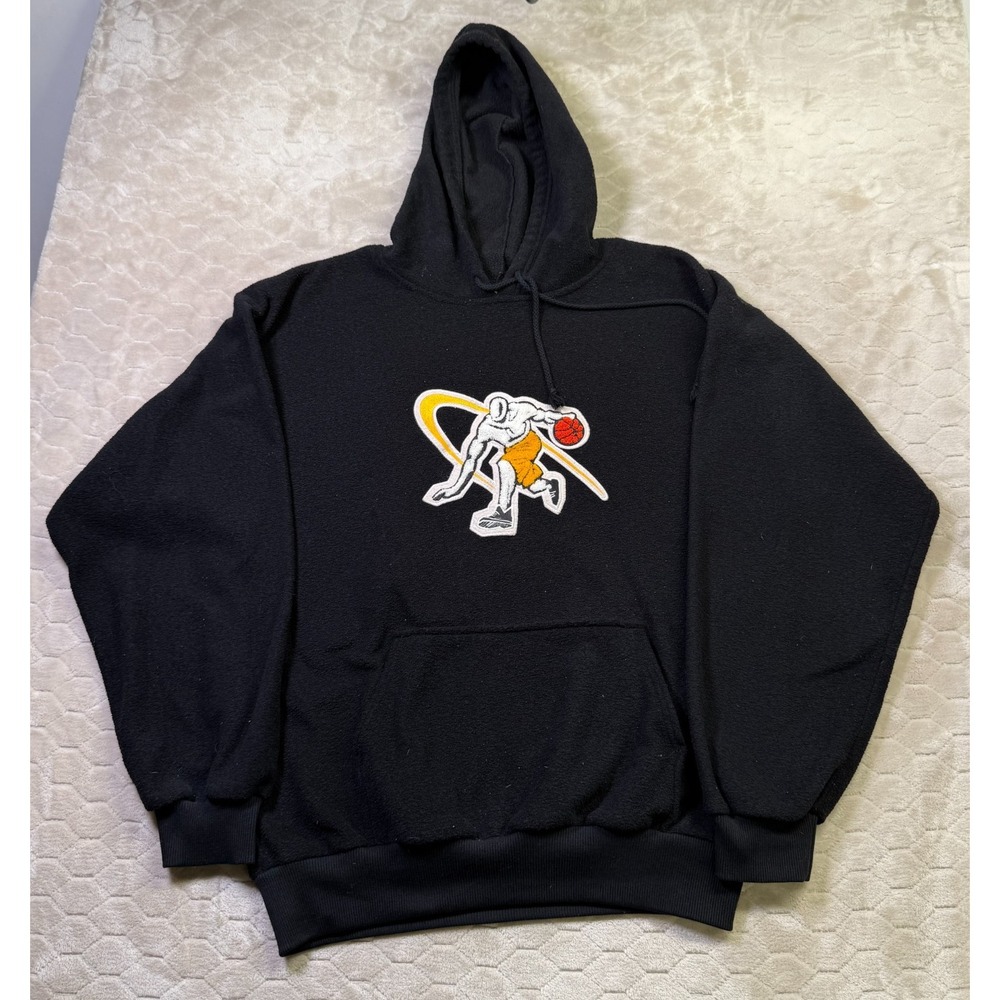 VTG And1 Terrycloth Patch Logo‎ Hoodie Sz XL RARE See Pics 90s y2k Basketball